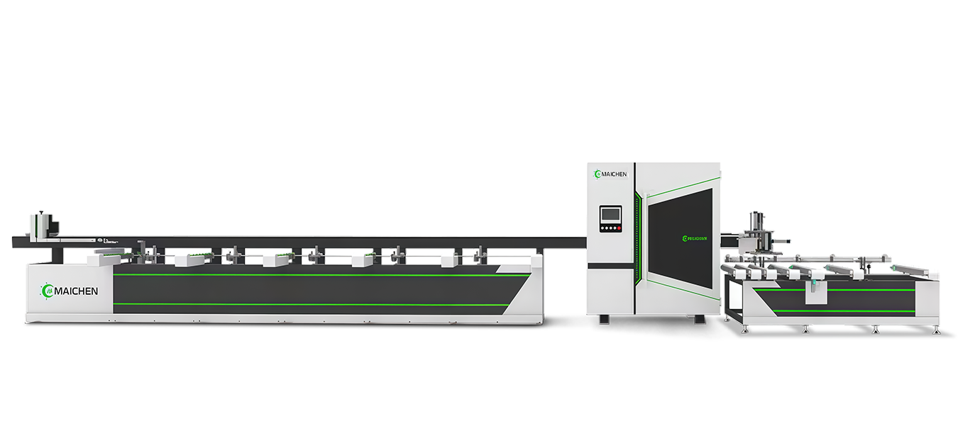 Engineering-Grade CNC Aluminum Profile Sawing Center