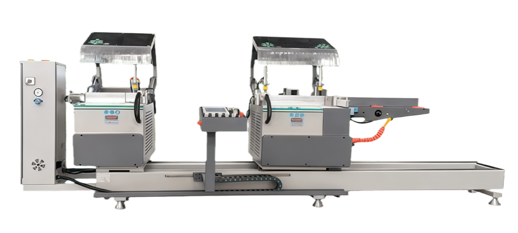 منشار قطع بثلاثة رؤوس CNC للأبواب المنزلقة