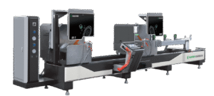 Aluminum Profile CNC Double-End Fixed 45° Cutting Saw