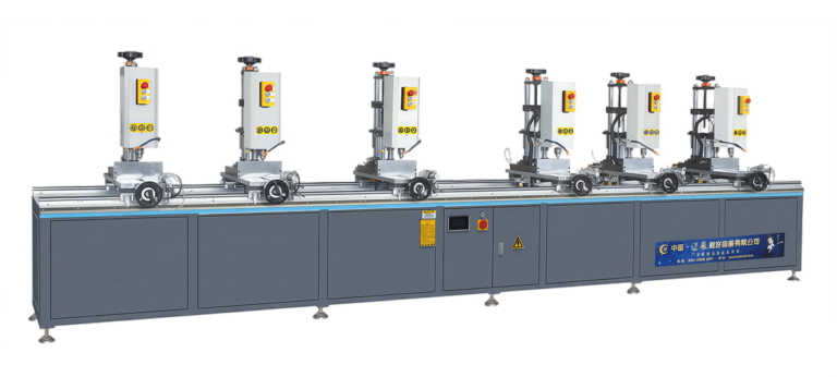 Six-Spindle Aluminum Profile Drilling Machine